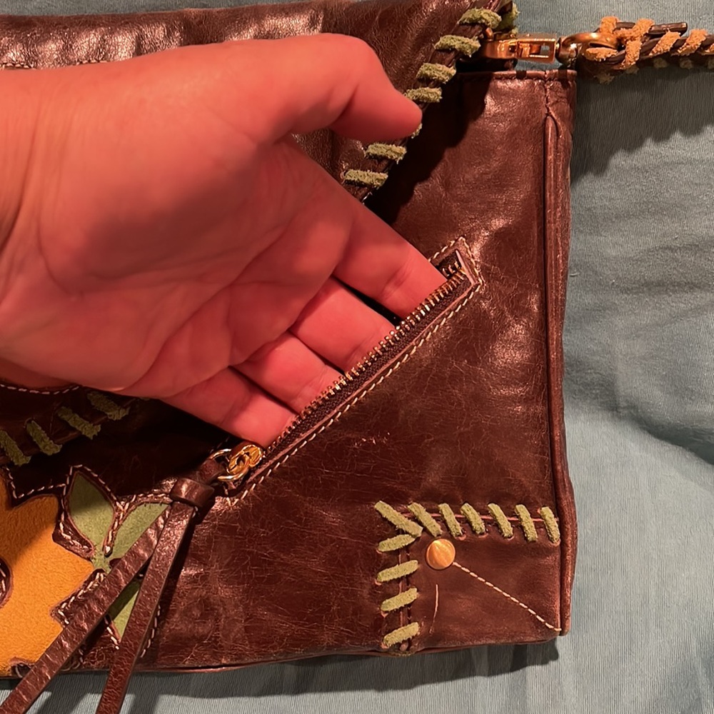 👜 LOOP NYC BOHO LEATHER BAG PURSE HOBO SATCHEL 👜 NWOT - Picture 3 of 10